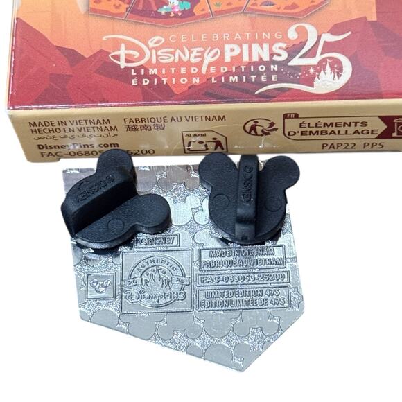 Disneyland Resort Thunder Mountain Attraction Map Puzzle Mickey Pin LE 475 2025 - Picture 2 of 3